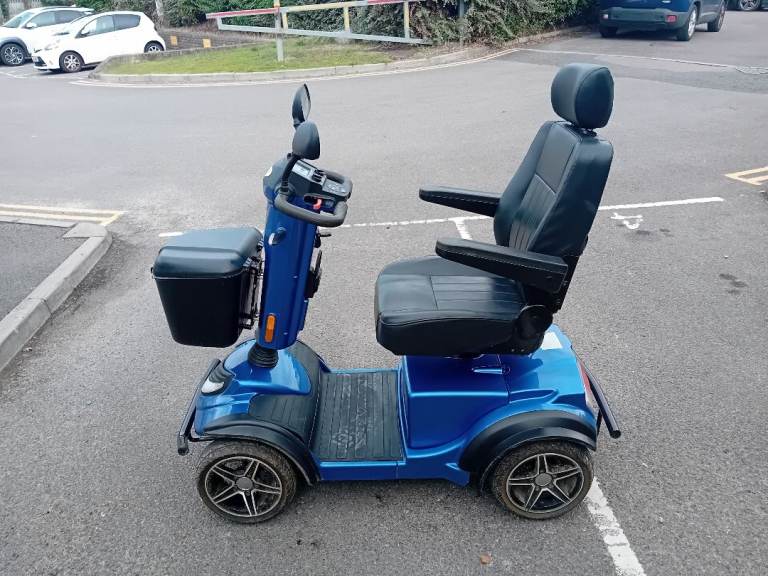 Blue Mobility Scooter - Good Condition, Ready to Use