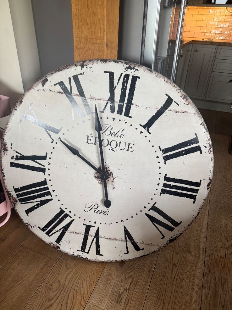 Large Belle Epoque Wall Clock