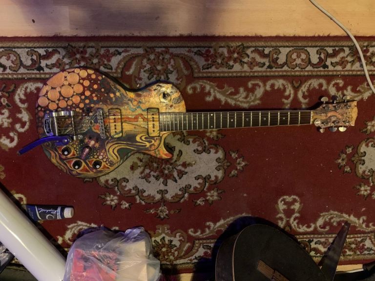 1978 Gibson Les Paul Special 55-77 USA RARE Hand painted