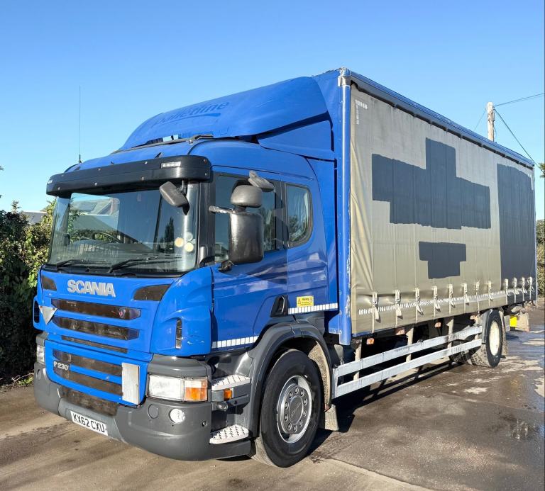 2012 SCANIA P230 CURTAINSIDER SLEEPER BARN DOORS TAIL-LIFT AIR-CON/RIDE EURO-6