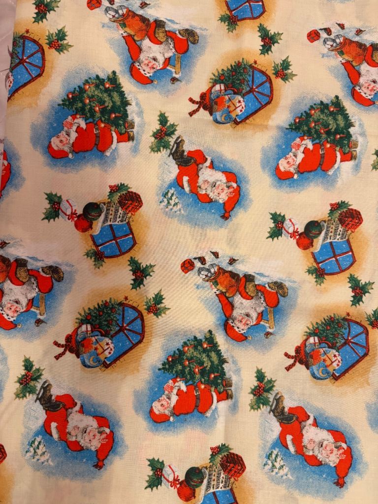 Santas Christmas fabric