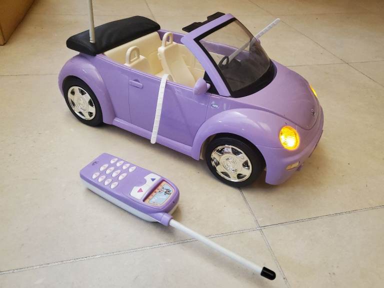 Barbie Remote Control Beetle Car 