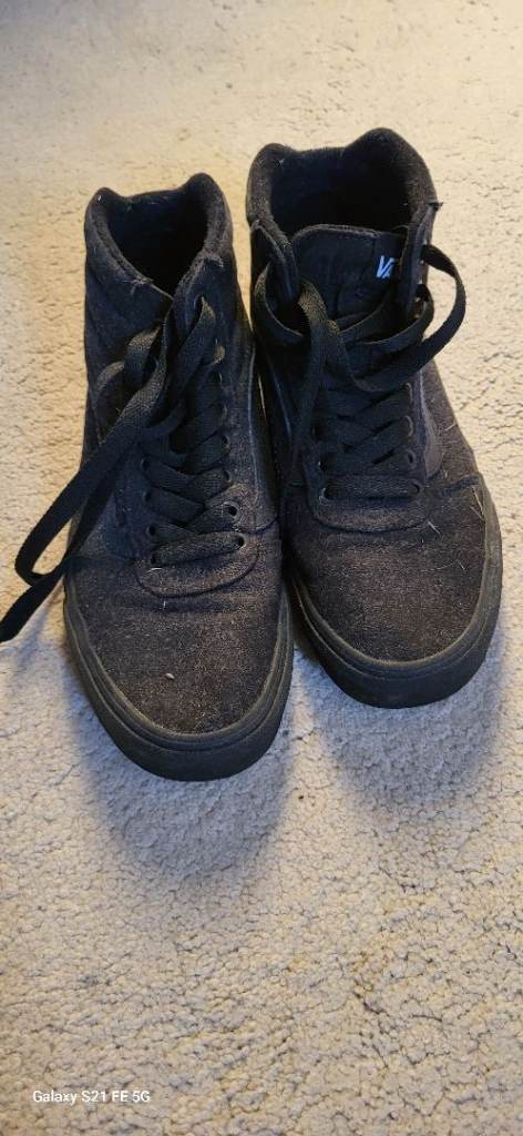 Mens Vans Trainers UK 7 (40.5) - Black