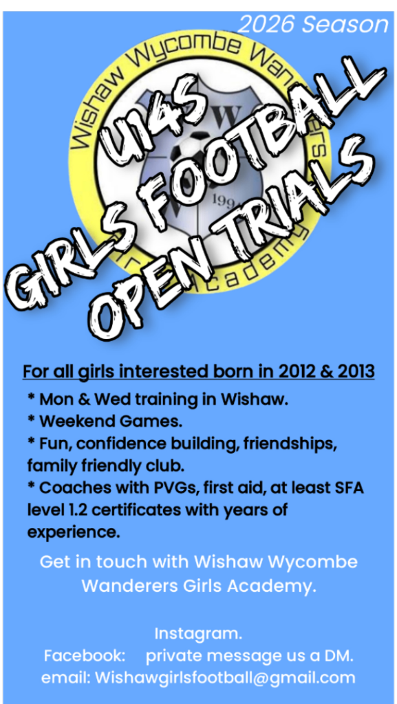 Girls Football U14s WISHAW