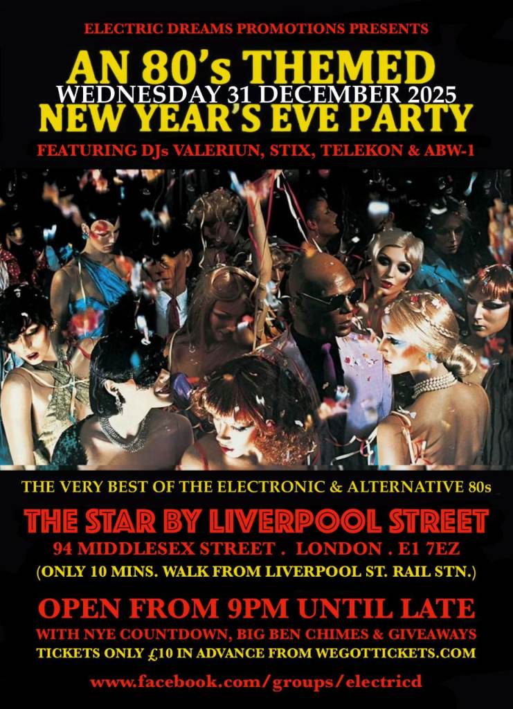 ELECTRIC DREAMS NYE PARTY 2025/2026