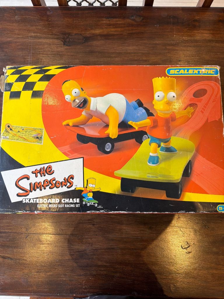 A fantastic old Simpson scalextric racing 