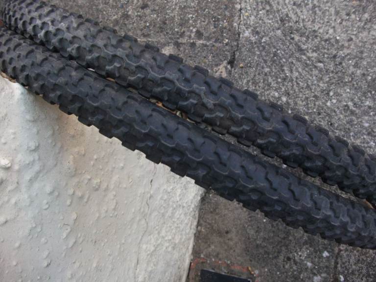 VERY RARE  PAIR  RETRO  TYRES 26"X 1.75 ,£3, TUBES £1,