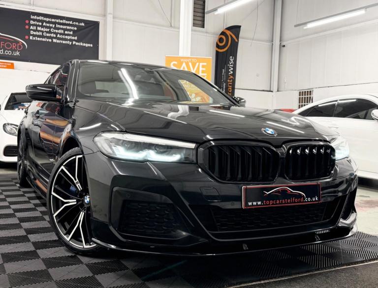 2021 BMW 5 Series 2.0 520d MHT M Sport Steptronic Euro 6 (s/s) 4dr SALOON Diesel/Electric Hybrid ...