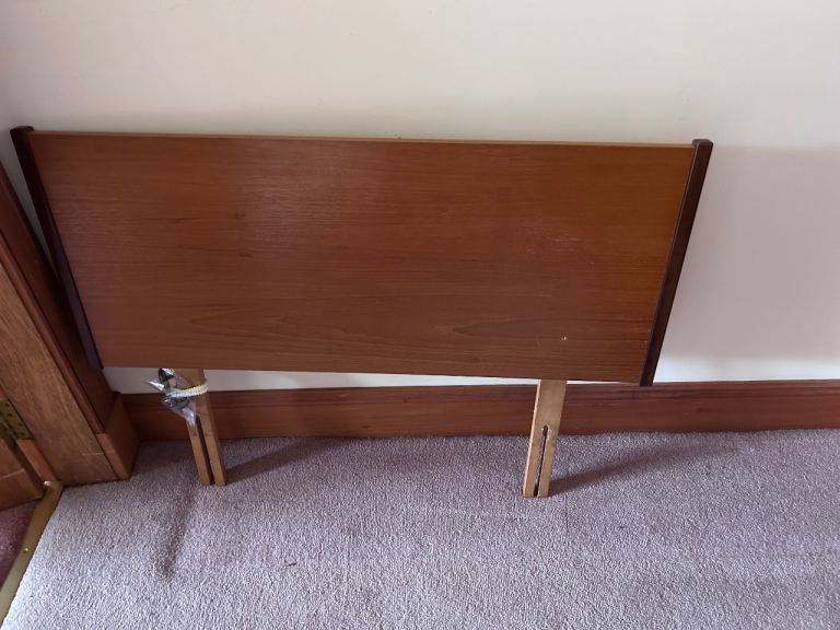 Mid century modern single bed bedhead