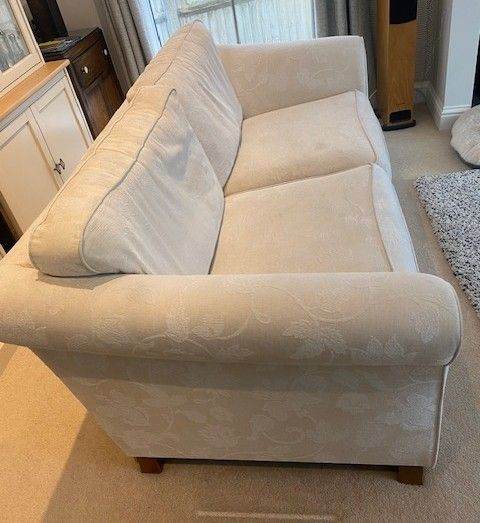Marks & Spencer Cream Two-Seater Sofa