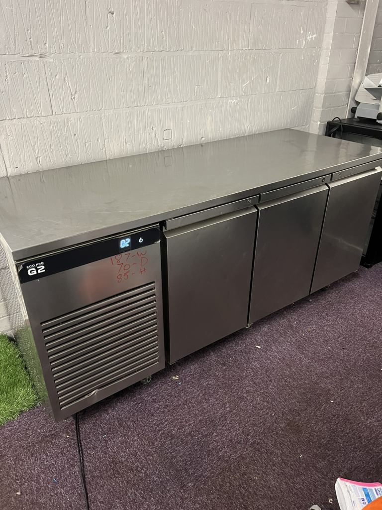 Foster G2 eco 3 door bench fridge 