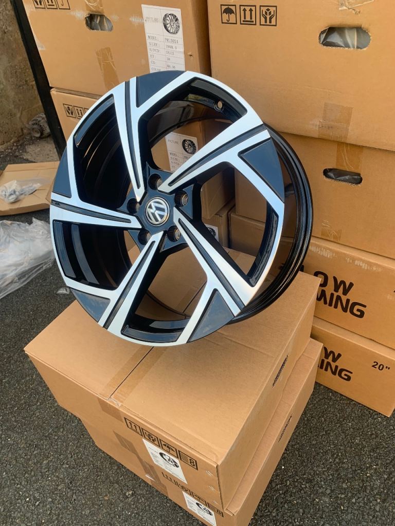 18" VW GOLF GTD ALLOY WHEELS BRAND NEW CLUBSPORT 
