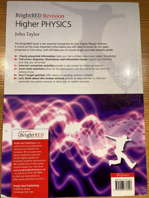 Higher Study Guides - Maths, English Physics and Computing