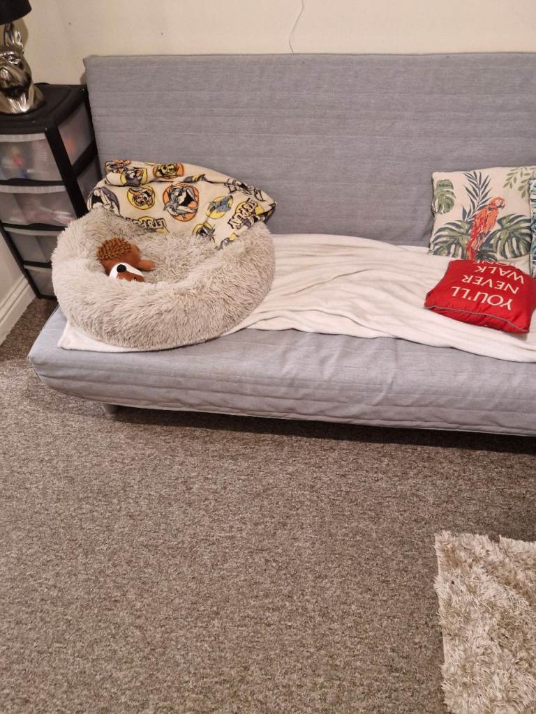 Ikea sofa double with cover plus draw