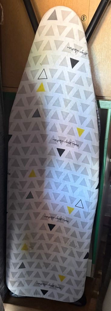 Minky Ironing Board with Geometric Cover – As Good As New