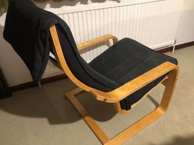 IKEA comfortable chair.