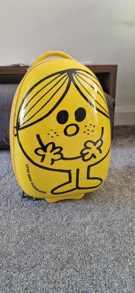 Little Miss Sunshine kids suitcase - used but good condition