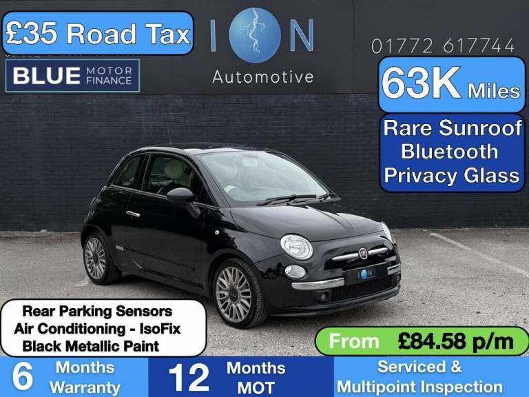 2015 Fiat 500 1.2 8V Cult Hatchback 3dr Petrol Manual Euro 6 (s/s) (69 bhp) Hatchback Petrol Manual