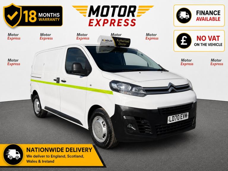 2020 Citroen Dispatch 1400 2.0 BlueHDi 120 Van Enterprise PANEL VAN Diesel Manual
