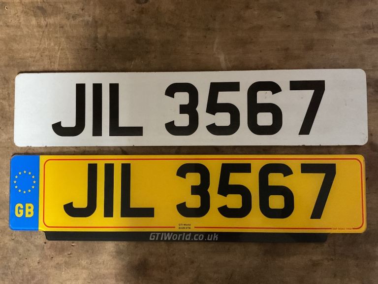 Number plate
