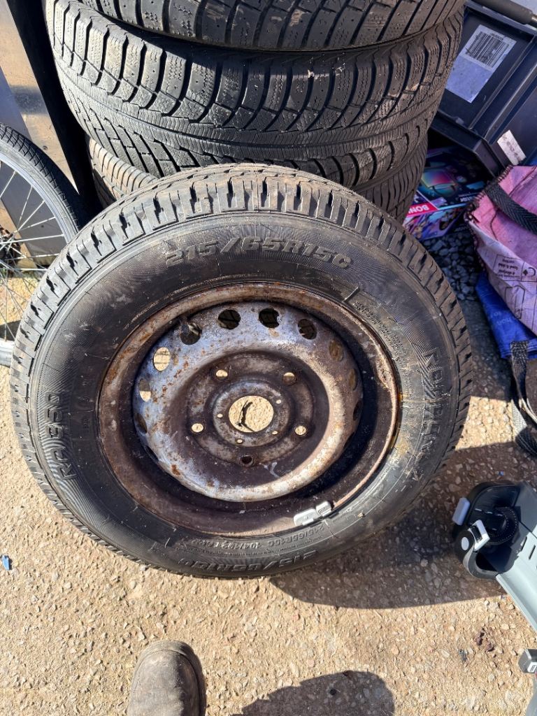 Transit custom spare wheel 