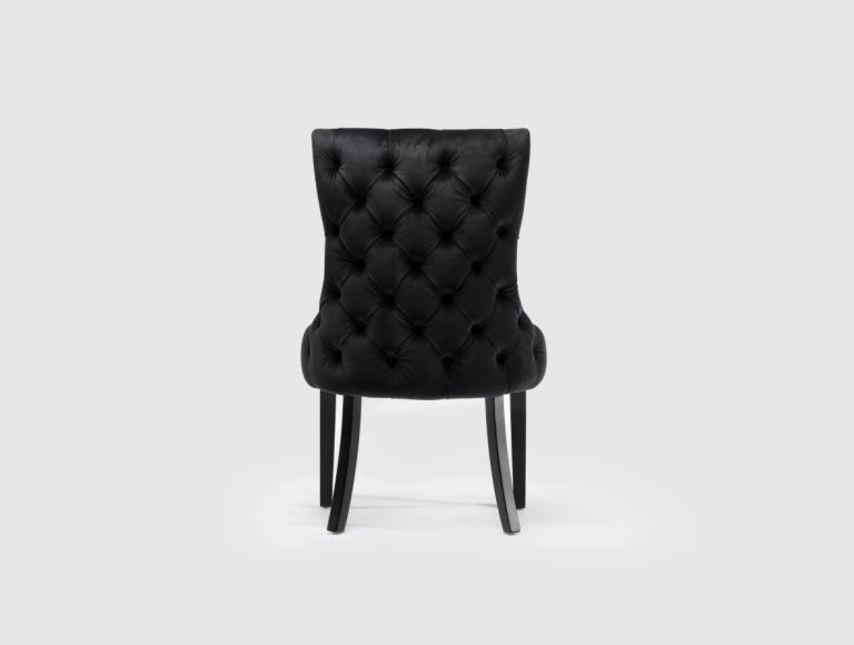 💥💥CLEARANCE SALE💥💥 Winston Button Back Dining Chair Velvet with Black Legs! 