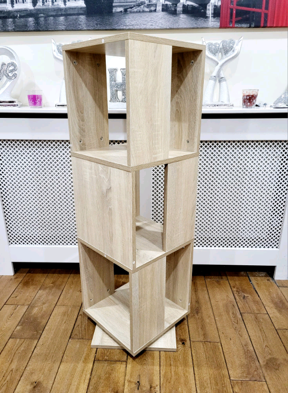 Brandnew Bookcase Rotating Book ShelvesFULLY ASSEMBLED
