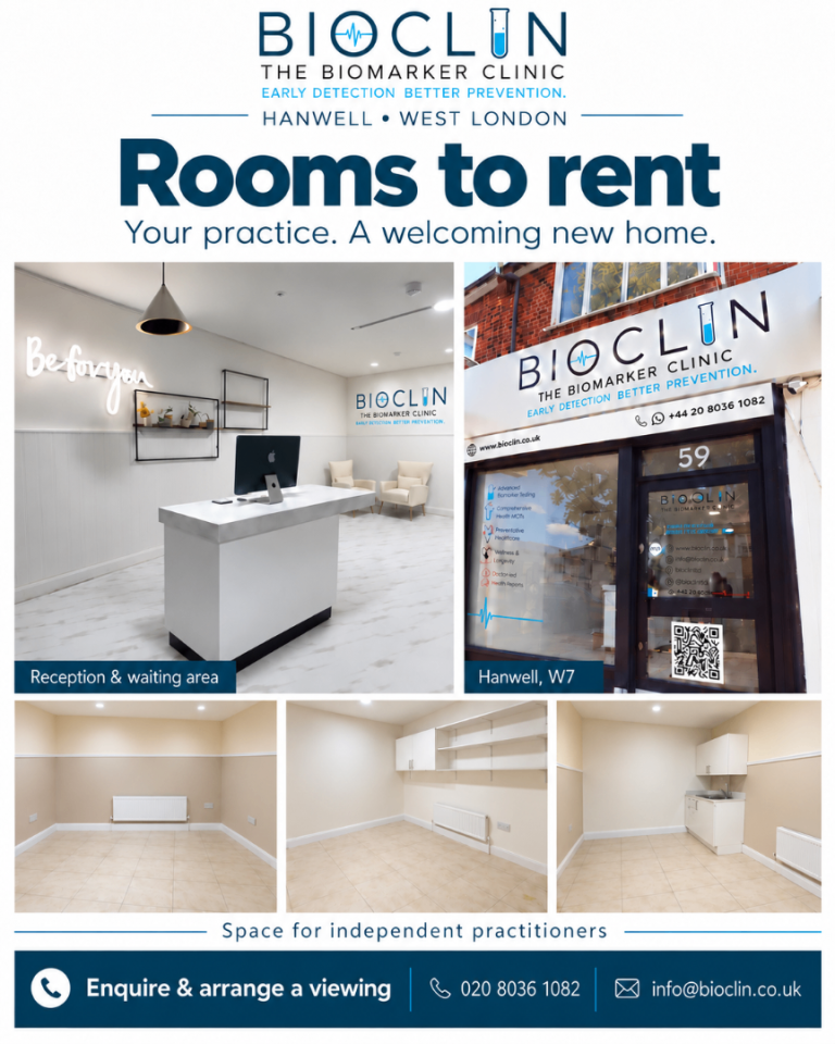 Treatment / Therapy / Consultation Rooms to Rent – Hanwell W7