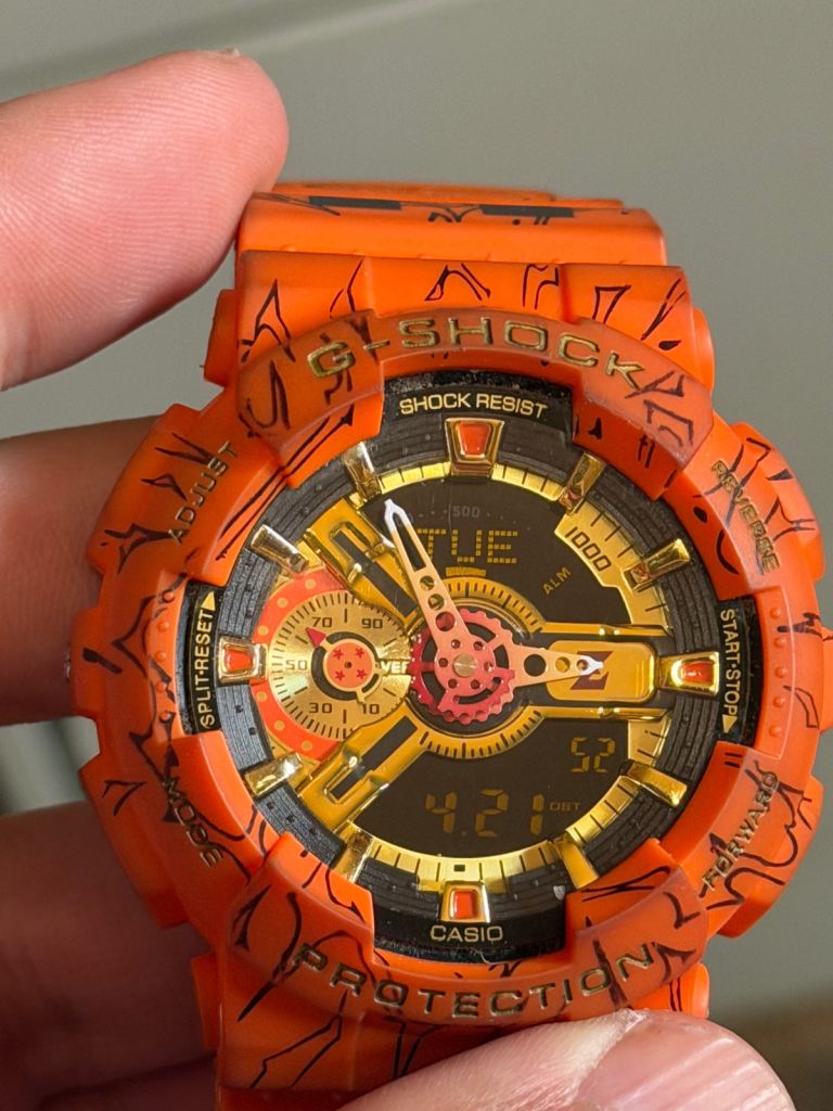 CASIO G-SHOCK Dragon Ball Z GA-110JDB-1A4JR Collaboration Limited Model, Modern