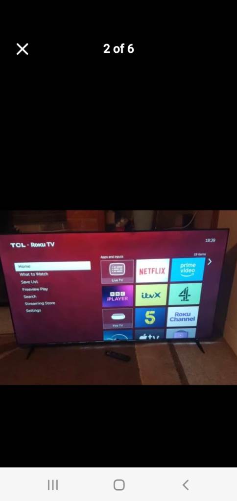65 inch 4K Roku Android Smart tv  . READ DESCRIPTION