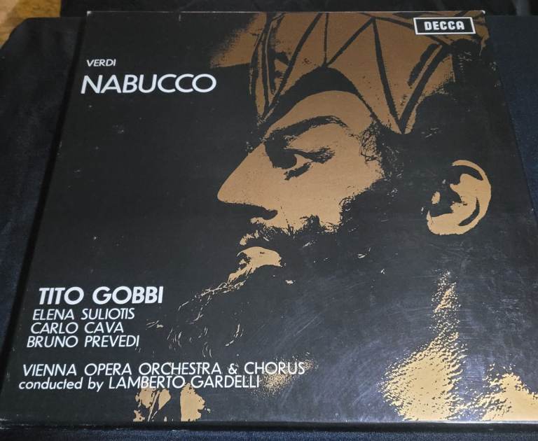 SET 298-300 Verdi Nabucco Gobbi Suliotis Cava Prevedi Vienna Opera Orc Gardelli 3 X Lp Box Set r2/8