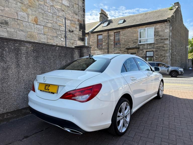 2017 MERCEDES CLA200D SPORT COUPE 2.1 TURBO DIESEL 4DR WHITE BODYKIT SATNAV LTHR