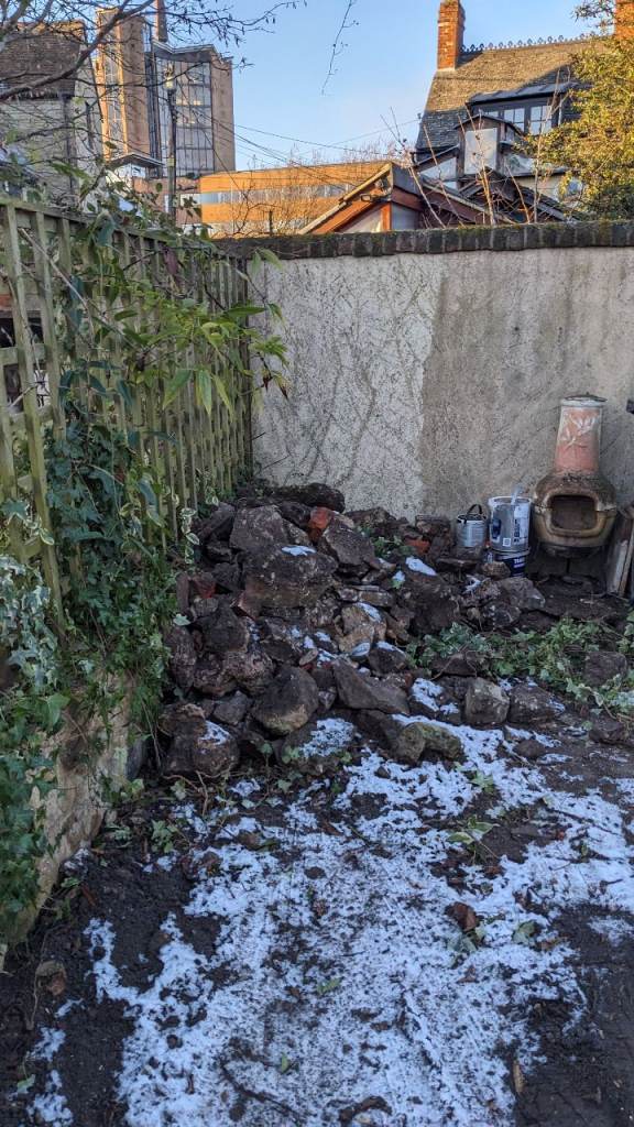 Rubble, bricks, stone