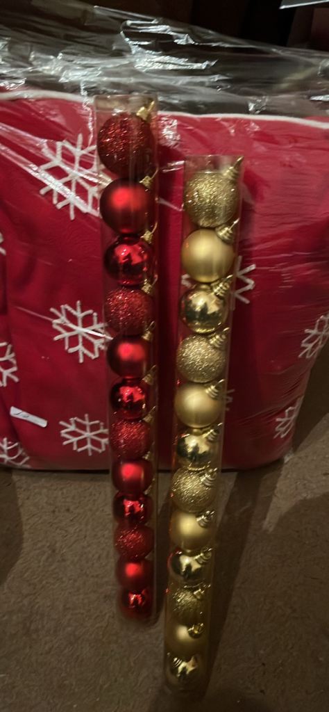 Christmas Lights & B/New Baubles