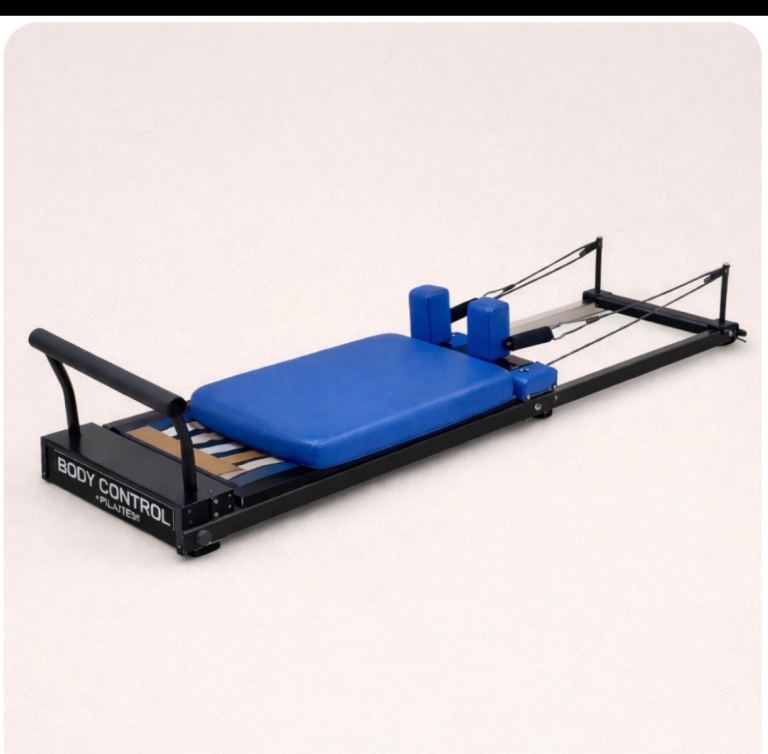 Body Control Pilates F3 Folding Reformer Light Commercial Blue
