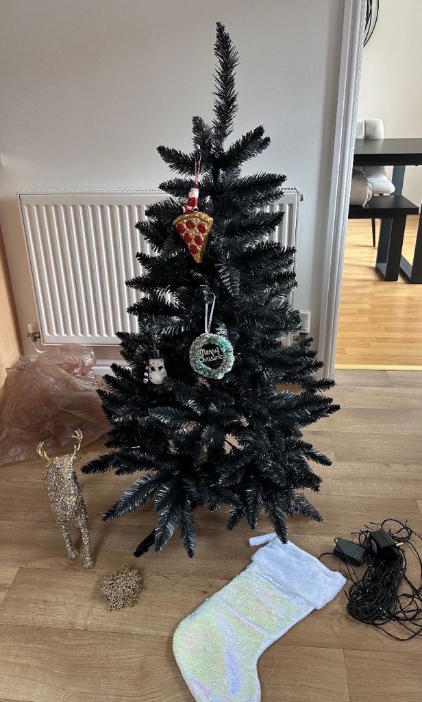 Christmas Tree with Lights / Decorations + More! *LIKE BRAND NEW*