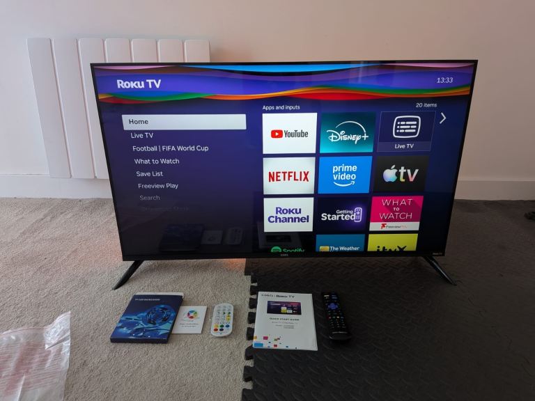 43in CHiQ Roku Smart TV – Very good condition with LED Backlights