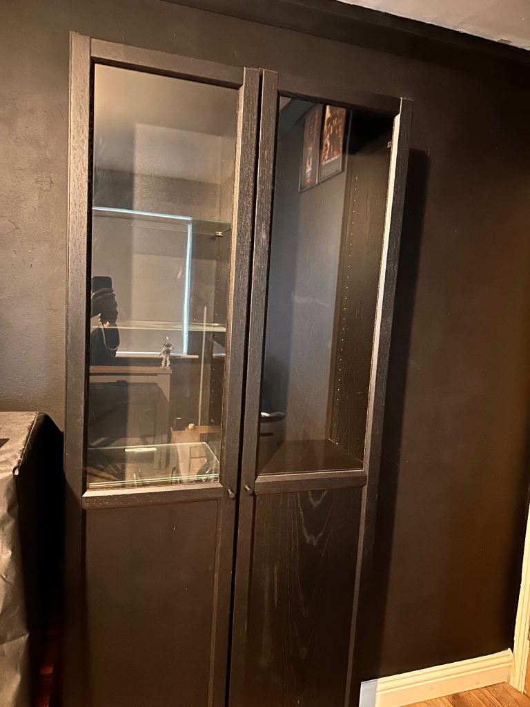 Ikea BILLY  Bookcase, black-brown 40x28x202 cm 