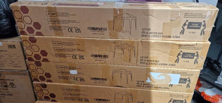 Gazebo 3Mx3M , Grey ,Beige 