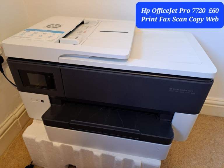 HP OfficeJet Pro 7720 All-in-One Printer – Good Condition