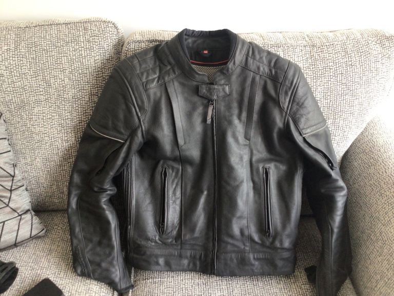 HEIN GERICKE leather motorcycle jacket 