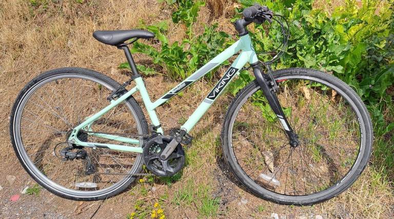 Ladies Manhattan hybrid aluminium frame townbike 