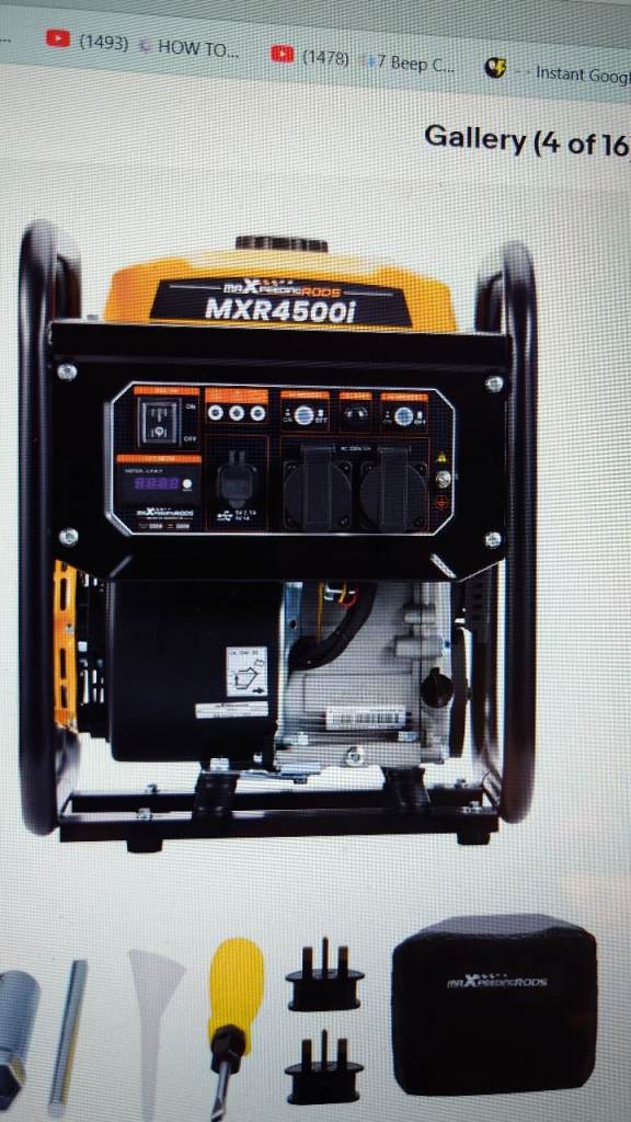 MXR4500i Inverter Generator – Brand New in Box