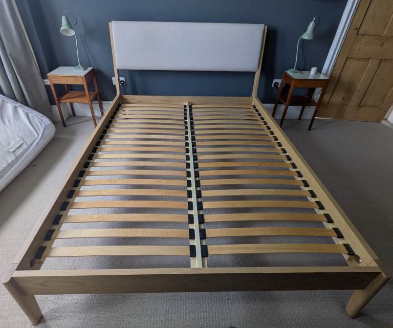 M&S Nord King Size Oak Scandi Bed / Bedframe 