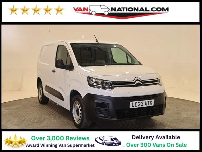 2023 Citroen Berlingo 1.5 BlueHDi 1000Kg Enterprise Ed 100ps 6 Speed S/S PANEL VAN DIESEL Manual