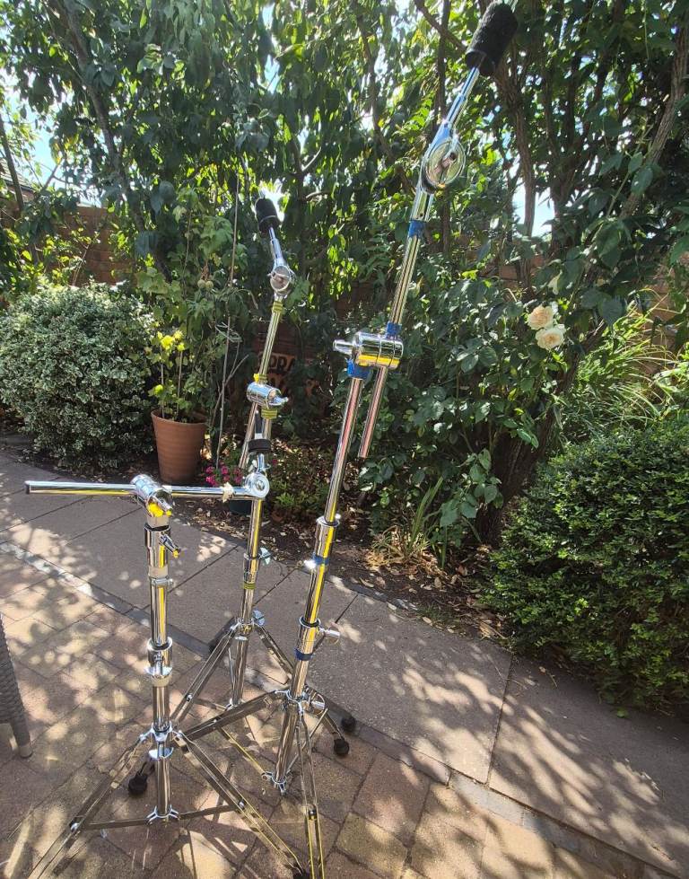 3 x Sonor 400 boom Stands / Cymbal Stands – Good Condition