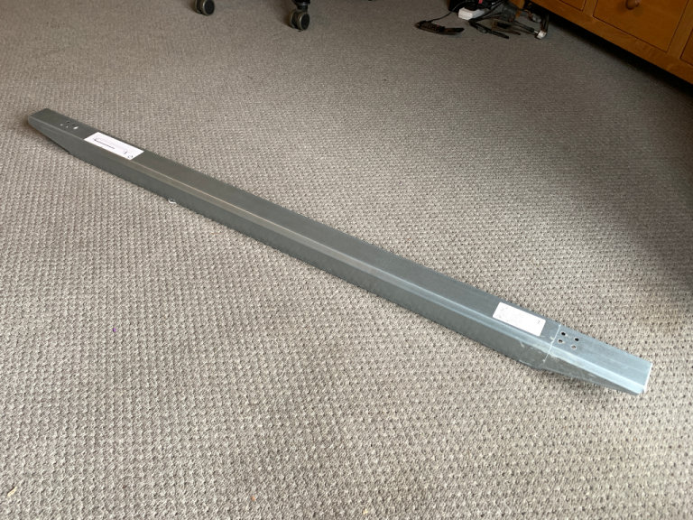 IKEA Skorva Galvanised Adjustable Bed Central Slat Support Mid Beam Midbeam