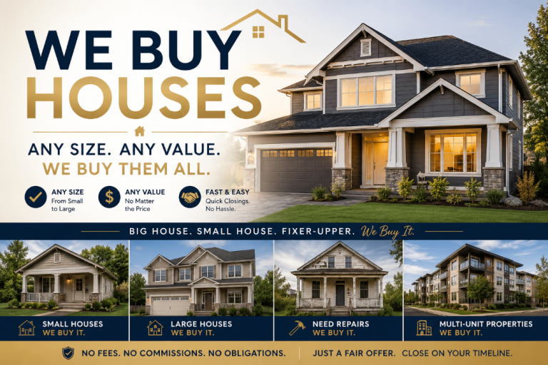 We Buy Houses!