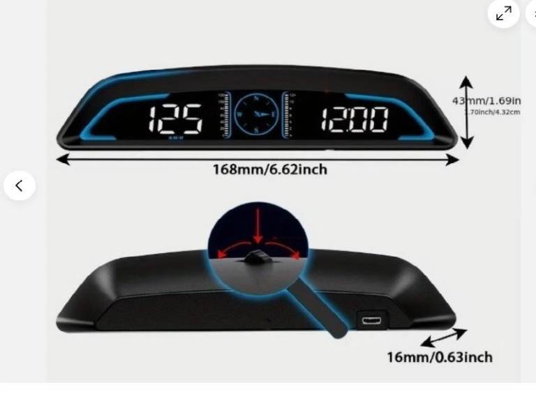 HUD GPS speedo