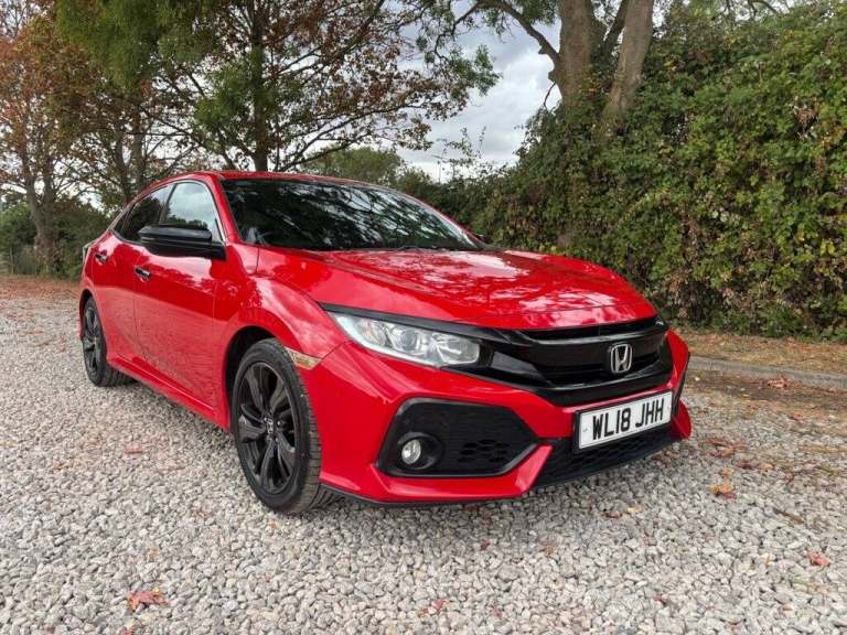 2018 Honda Civic 1.0 VTEC Turbo SR Hatchback 5dr Petrol Manual Euro 6 (s/s) (126 ps) Hatchback Pe...
